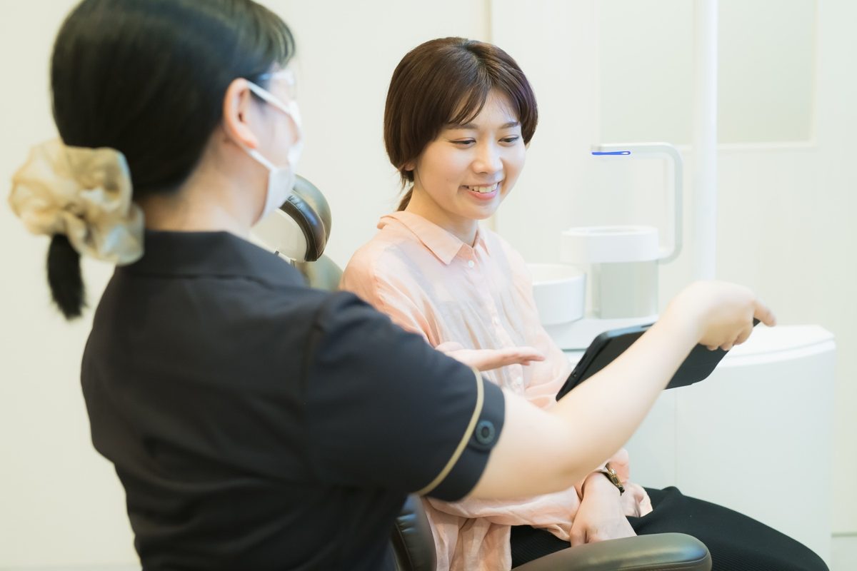 治療後のメインテナンスの様子